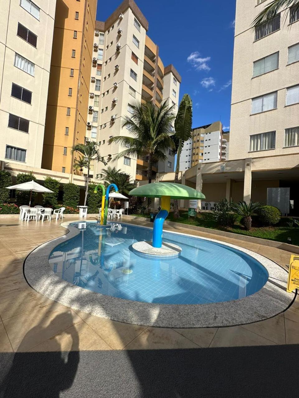 Caldas Novas - Prive Das Thermas II - Apto 3 Quartos - Parque Aquatico Aparthotel Eksteriør bilde