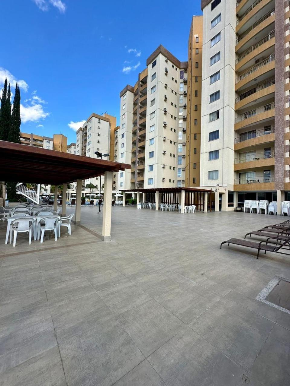 Caldas Novas - Prive Das Thermas II - Apto 3 Quartos - Parque Aquatico Aparthotel Eksteriør bilde